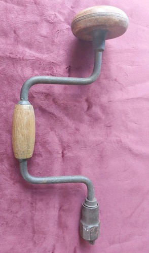 Vintage hand drill brace - vintage,