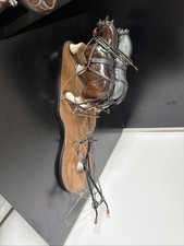 Vintage two Shire Horse   Driven Plough