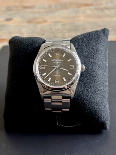 Rolex air king 14000 silver - air-king,