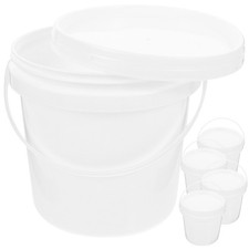  5 Pcs Water Bucket for Dormitory Mop Washing Plastic Buckets Parties Container
