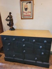 Solid Pine Upcycled 13 Drawer