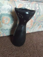 ISLE OF MAN POTTERY BLACK CAT