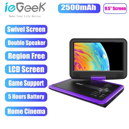 Iegeek portable dvd - player, for