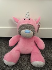 Me To You Tatty Teddy Blue Nose Bear in Pink Unicorn Costume 8”