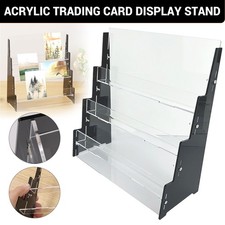 3-Tier Acrylic Card Display Stand Rack Shelf Organizer For Trading Baseball Card