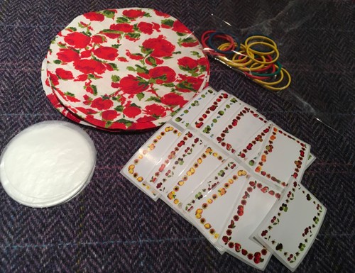 Jam jar cover set - -, 15
