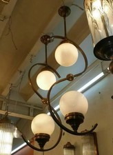 Antique Art Deco Brass Ceiling