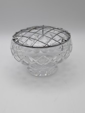 Cut Crystal Glass Rose Posy