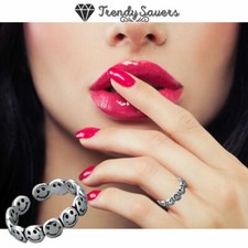 Smiley Face Cute Polished 925