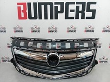 VAUXHALL INSIGNIA 2014-2017 FACELIFT FRONT BUMPER TOP GRILL + CHROME TRIMS