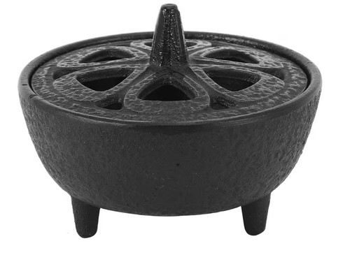Cast iron incense burner for - iron,
