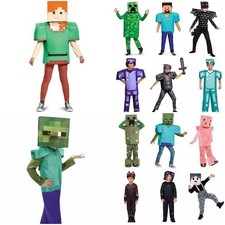 Kids Minecraft Cosplay Costume