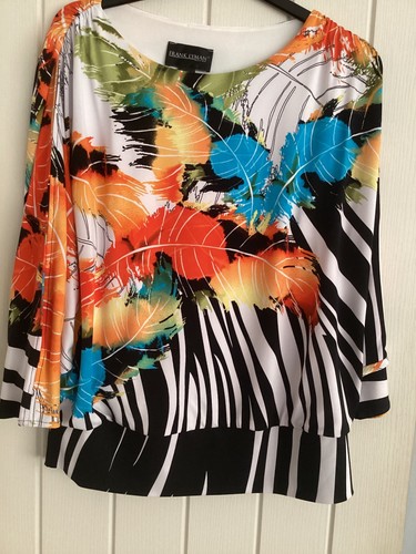 Frank lyman multi zebra print - frank,