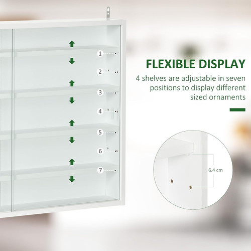 Tier wall mounted display - 5-tier,