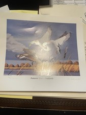 Vintage R. L. Kothenbeutel 1985 Windward & Departure Canada Geese Signed Prints 