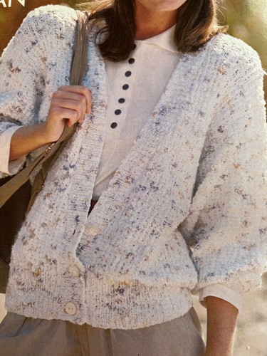 Ladies easy knit cardigan - easy,