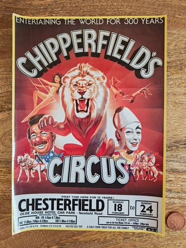Chipperfield circus poster - chipperfield,