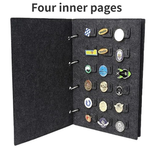 Badge display book felt brooch - badge,