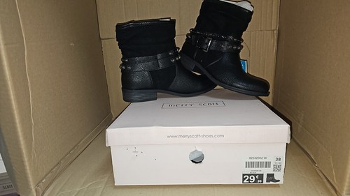 Merry scott biker boots black - biker,