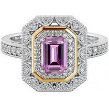 New 925 Silver Ladies Emerald