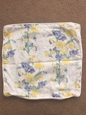 Laura Ashley Charlotte Sweet Pea Floral Cushion Cover Cottagecore - 13” By 13”