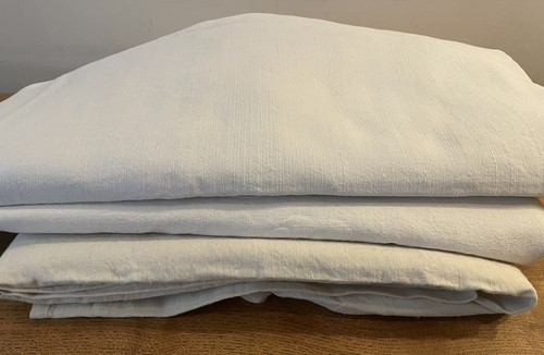 Antique french linen large - antique,