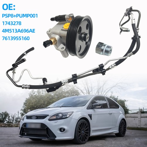 Power steering pump pipe - power, +