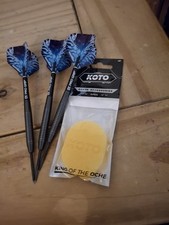 Mccoy Sabergrip 26g 90% Tungsten Darts. W Grip Wax, Stems, Flights.
