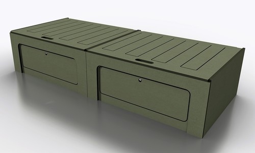 Sliding camper van bed - camper, /
