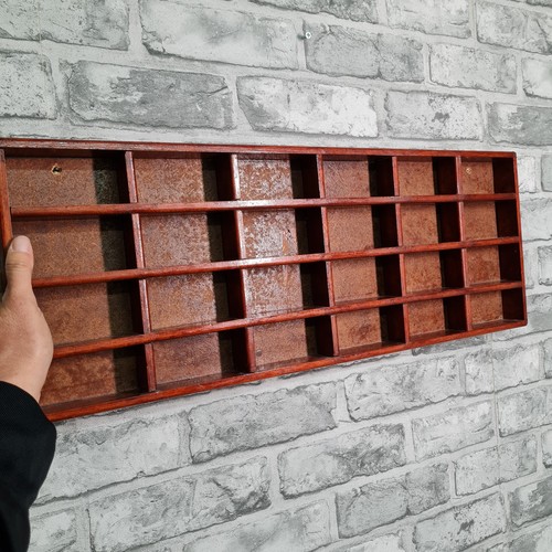 Vintage wooden printers tray - printers,