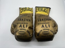 Muhammad Ali Vs Joe Frazier II Original Vintage Boxing Gloves 