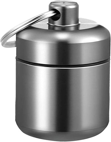 Small pill box metal - metal,