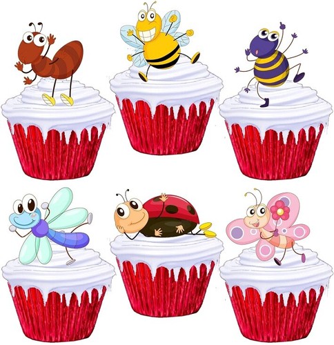 Bugs insects stand cup - cup, cake