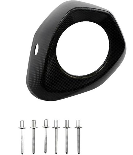 Akrapovic carbon fibre end cap - carbon,