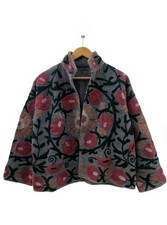 Grey Suzani Embroidery