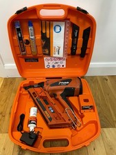 Paslode IM90i Framing Nailer – Complete Set Gas, Battery, Charger– Fully Working