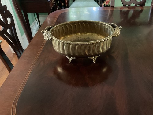 Vintage hammered brass - hammered,