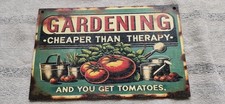 Wooden Garden Sign with