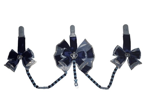 Triple baby blue and navy - baby,