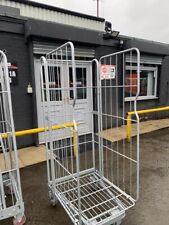REFURBISHED 3 SIDED  ROLL CONTAINER , NO SHELF / CAGE /ROLLING PALLET /WAREHOUSE