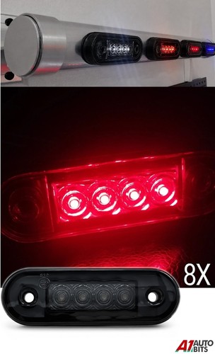 Dark curved fit led red - led,