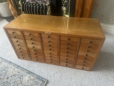 Rare Vintage GENUINE 40 Drawer Watchmakers Tool Cabinet by EMIR VGC 