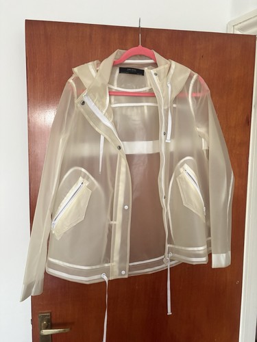 Zara basic transparent hooded - zara,