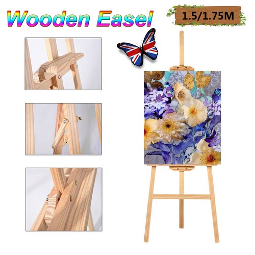 Studio wooden easel - wooden, display