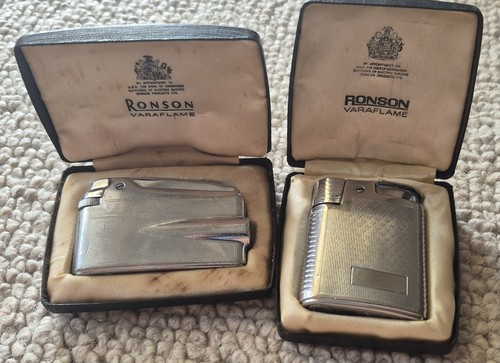 Pair vintage ronson varaflame - ronson,
