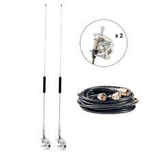 CB Antenna Twin Aerial Kit