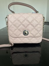 Kate Spade Leather Quilted Mini Handbag With Cross Body Strap