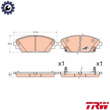 BRAKE PAD SET DISC BRAKE