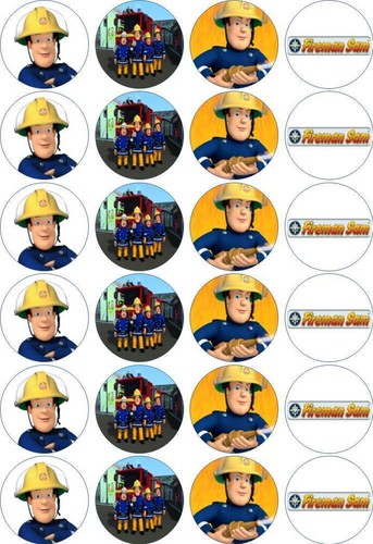 5cm fireman sam 1 - 24, #1