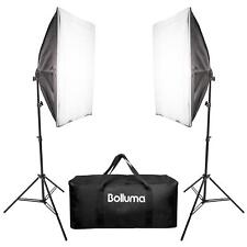 Continuous Lighting Softbox Studio Kit Photography Light Stand Photo Video UK